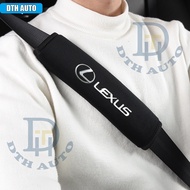 DTH 2Pieces Lexus Car Safety Seat Belt Harness Shoulder Strap Pad Cushion Cover For Lexus IS300 IS250 NX200T ES200 ES300