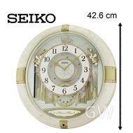 SEIKO Melodies in Motion Volume Light Sensor Wall Clock QXM603 (QXM603W) [Jam Dinding Muzik]
