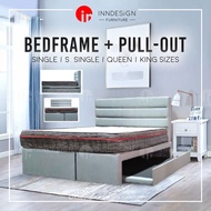 [LOCAL SELLER] Bed Single / Super Single / Queen / King Bedframe With Pullout Bed / Divan Bedframe
