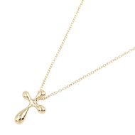 【二手】蒂芙尼 (Tiffany & Co.) 小十字架吊墜項鍊，頸圍 40.5 厘米，18K（黃金），女士小十字架項鍊