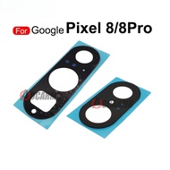 1X For Google Pixel 8 Pro 8A 9 Pro XL 9Pro 8Pro Back Rear Camera Lens Glass With Sticker Adhesive Re