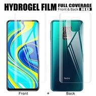 XIAOMI REDMI 9 / REDMI 9A / REDMI 9C / NOTE 9 / NOTE 9 PRO HYDROGEL FULL BODY FRONT & BACK