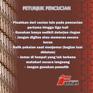 [✅Baru] Fannan - Gamis Twill Rayon Cap Malaman Ori Pekalongan Home