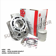 BLOK SILINDER KOMPLIT NINJA 150 888 BLOK SEHER BORING NINJA 150