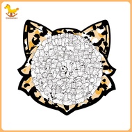 [Nosafhu] Cat Design Puzzle Adult Wooden Puzzle 1 Set Cat Shaped Wooden Jigsaw Puzzle – Cute Educati