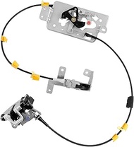 Rear Door Lock Latch & Cable - Left Driver Side - Replacement for 2004-2008 Ford F150 Extended Cab P
