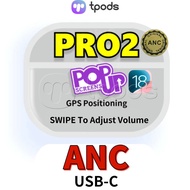 ANC Pro 2 TWS Wireless earphone airoha 1562A chip Latest for ios18 Bluetooth Stereo Wireless Headset