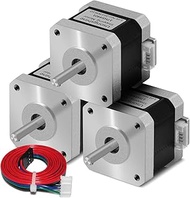 Usongshine Stepper Motor Nema 17 Stepper Motor 42Ncm 1.5A 1.8deg 2 Phase 4-Wire Stepping Motor w/ 1m