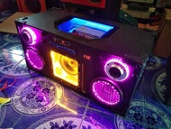 ตู้ลำโพงบลูทูธระบบรถยนต์ เพาเวอร์แอมป์รถยนต์ 5000 วัตต์ PM 7 แบนแยกซับอิสระใช้ไฟบ้านและใช้ไฟแบตเตอรี