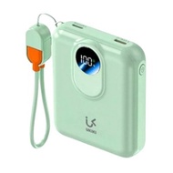 UKIKIมินิพาวเวอร์แบงค์ (10000mAh, สีเขียว) รุ่น KW10C-01