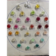 Crystal buttons per gross