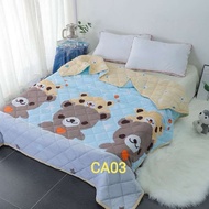 Selimut Comforter Set Queen Selimut Gebu Blanket Blanket queen Soft Cotton Quilt Comforter Set  Seli