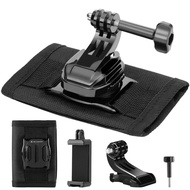 K&F Concept Backpack Belt Shoulder Strap Mount Compatible with GoPro Hero 13/12/11/10/9/8/7/6/5/4 Bl