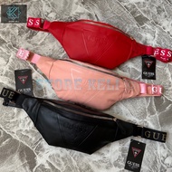 Art D92Q Waistbag Guess Leather Emboss Waist Sling Bag WB