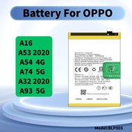 Bateri For Oppo A16 A54 4G A32 A53 2020 Battery A74 5G A93 5G BLP805