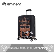 [eminent] Luggage Dust Cover-Vacation Let's Dog