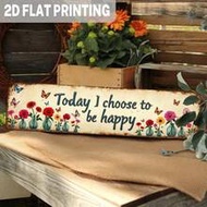 2D Metal Plaque - A 2D Metal Plaque With The Inspirational Message "Today I Choose Joy", Featuring F