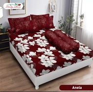 SPREI LADY ROSE UKURAN NO 1 KING 180X200 ( 2 SARUNG BANTAL 2 SARUNG GULING ) MOTIF ANELA