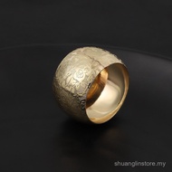 2024 New Product Rose Hub Shape Napkin Ring Golden Napkin Ring Hotel Desktop Decoration Table Straig