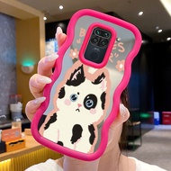 Casing For Xiaomi Redmi Note 9 Pro Note 9s Case Casing Use Cat Circle Hair Pattern HP Cesing Macaron