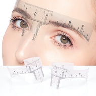3pcs Tattoo Auxiliary Design Eyebrow Ruler Eyebrow Design Ruler 1375 Transparent Standard Positionin