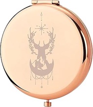 WSNANG A Court of Thorns and Roses Merch ACOTAR Velaris Bat Wings Compact Mirror The Night Court Gif