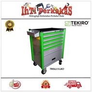 Roller Cabinet 5 Drawer isi 92 PCS Tekiro / Trolli 5 Laci mekanik