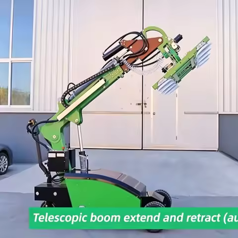 Customized Europe Standard Vacuum Lifts Glazing Robot Glass Lifters For Material Handling Sheet Meta