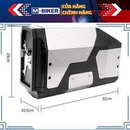 Motorcycle side-mounted storage box, 4.2L mini storage box, compact vehicle-mounted tool box