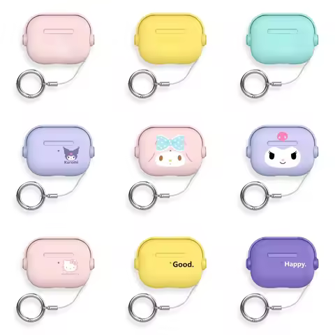Cute Sanrio Hello Kitty Earphone Case for Airpods 1 2 3 4 Pro3 Pro2 Wireless Bluetooth Headset Prote