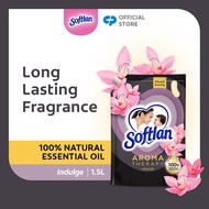 Softlan Aroma Therapy Indulge (Black) Fabric Softener 1.5L Refill
