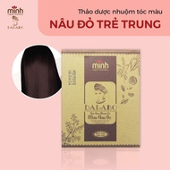 Bột Lá Thảo dược Nhuộm Tóc Nâu- Đen Phủ Bạc Thảo Dược DALABO- an toàn cho mẹ bầu và người già