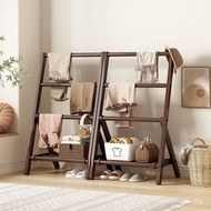 S2v Rack Clothes Floor-standing Style Non-Bedroom Clothes Occupying B & B Side Rack Storage Bed Hang