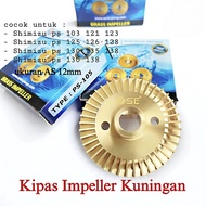 SHIMIZU BRASS IMPELLER FAN 128 138BIT 135E 12MM SAN-EI PS-105