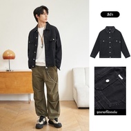gxg.jeans | แจ็คเก็ตยีนส์แฟชั่นทรงสลิมฟิต พร้อมกระเป๋าดีไซน์