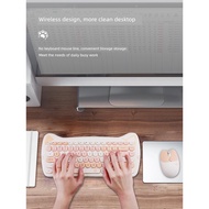 wireless keyboard mechanical keyboard Mofii Skyscraper Hand Cute Girl Wireless Keyboard Mouse Set Ki