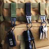 GANTUNGAN Keychain Carabiner Tactical Belt Hook Key Shirt Bag Hanger