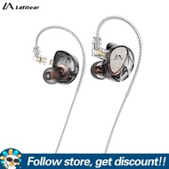 Lafitear LF1 Earbuds 1DD HIFI Music IEM Headphone High Resolution Double Ma-gnet Dynamic Earphones S