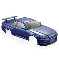 Killerbody 48716 Nissan Skyline (R34) Finished Body Shell Frame for 1/10 Electric Touring RC Racing 