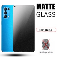 Matte Tempered Glass Screen Protector OPPO Reno 11F 8T 8Z 8 7 7Z 6 6 5 4 3 Pro 6Z 5Z 6Z 2 2Z 2F 10X Reno8 Reno7 Reno6 Reno5 4G 5G 2024