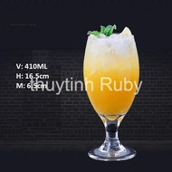 Tall glass smoothie cup, stemmed beer glass, beer cup