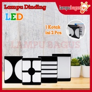 Lampu Dinding Tempel Hias Teras Minimalis Waterproof 20 Watt
