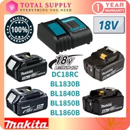 MAKITA 18V BATTERY & CHARGER FOR ALL 18V POWER TOOLS