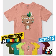 Unisex Premium Cotton Combed 30S Children's T-shirts Ages 1 2 3 4 5 6 7 8 9 10 Years Toddler Outdoor