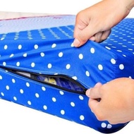 sarung busa resleting no.3 ukuran 120x200 tinggi 15cm / sarung busa resleting 120x200
