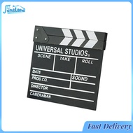 FunsLane 12"x11" Movie Film Clap Board Directors Film Movie Clapperboard Wooden Movie Clapboard Film