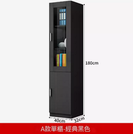 全城熱賣 - 書櫃 書架 文件櫃 置物櫃 辦公室櫃(A款文件櫃【經典黑】）