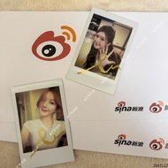 Make Me Dazzling Zhao Lusi Autographed Polaroid Star Support Merchandise Gifts for Friends Fan Benef