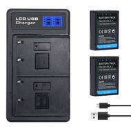 Upgrade 2-Pack BLX-1 Batteries Compatible with Olympus OM System OM-1 OM1 BLX-1 BLX1 with LCD Displa