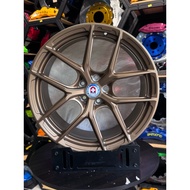 HRE Performance Wheels 19inch New Rim 19x8.5jj 5H108 ET35 Bronze / Silver Light Weight (1 set)